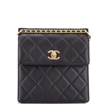 Chanel Top Chain Cc Square Backpack