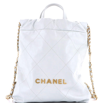 Chanel 22 Chain Backpack Quilted