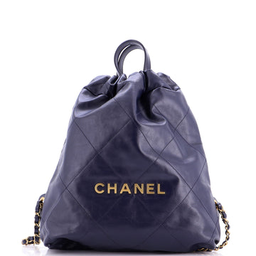 Chanel 22 Chain Backpack Quilted