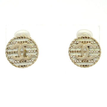 Chanel Gold White Hardware Clip On
