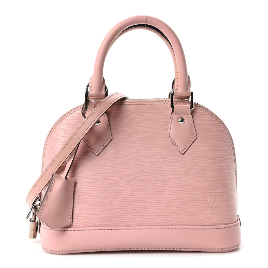 Louis Vuitton Epi Alma Bb Rose Ballerine