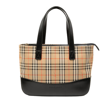 Burberry Haymarket Check Canvas Handbag