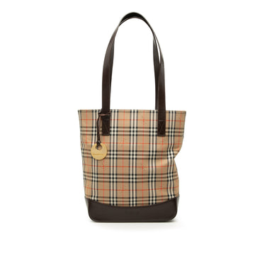 Burberry Haymarket Check Canvas Tote