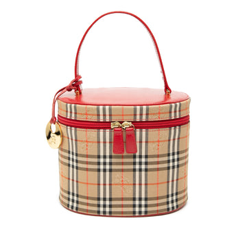 Burberry Haymarket Check Canvas Vanity