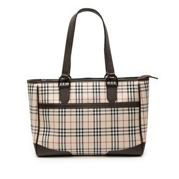 Burberry House Check Canvas Tote Pre-