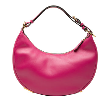 Fendi Small Leather Graphy Hobo Pre-