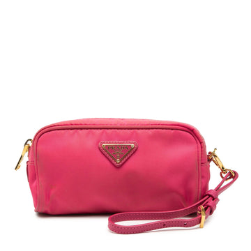 Prada Tessuto Wristlet Pouch Pre-Loved