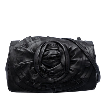 Valentino Nappa Petale Rose Shoulder Bag