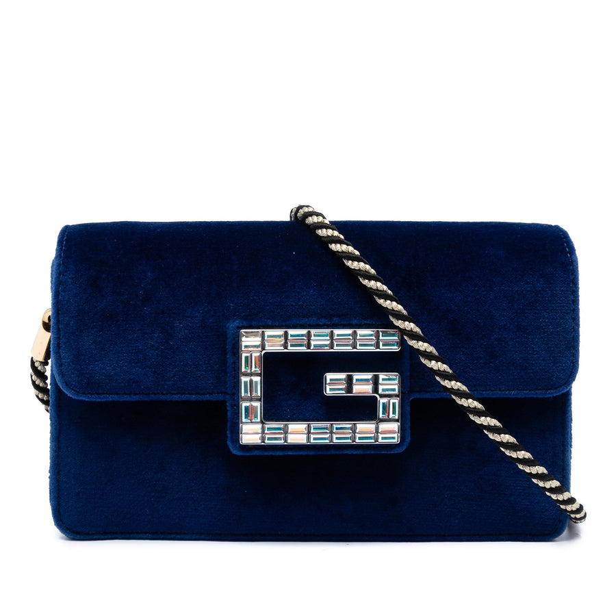 Gucci Crystal G Velvet Broadway