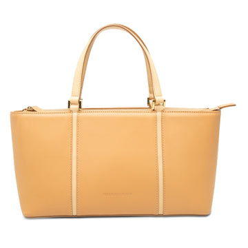 Burberry Leather Tote Pre-Loved Caramel