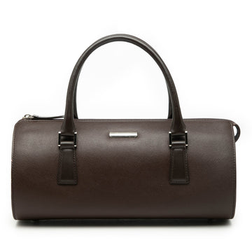Burberry Leather Boston Bag Pre-Loved