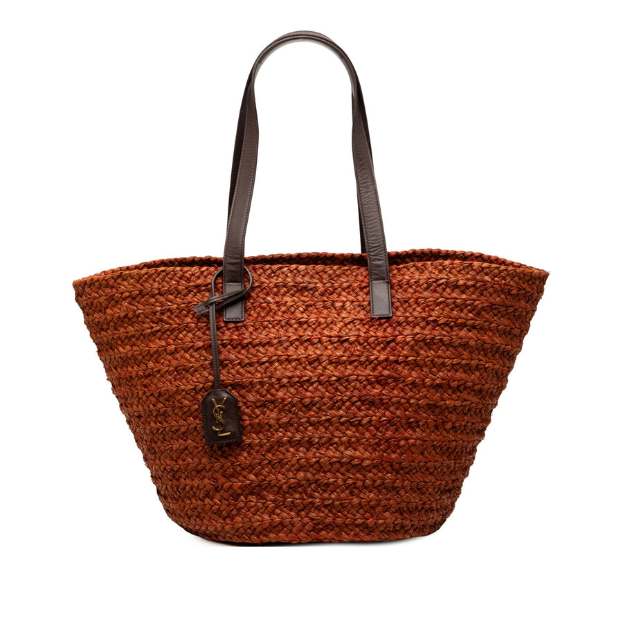 Saint Laurent Medium Raffia Panier