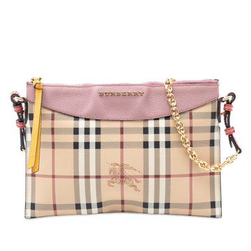 Burberry Haymarket Check Coated Canvas