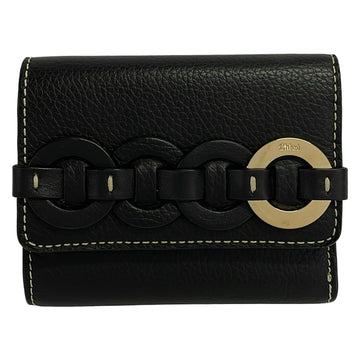 Chloe Darryl Small Trifold Wallet Black
