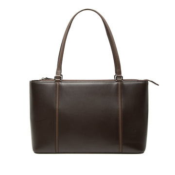 Burberry Leather Tote Pre-Loved Dark