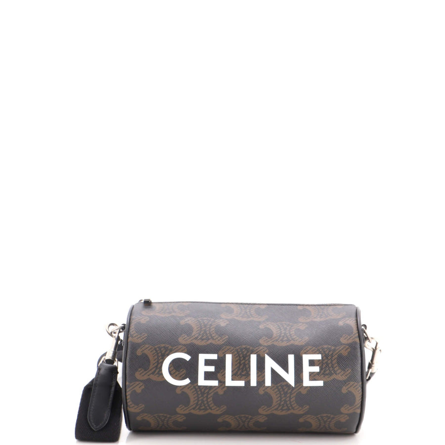 Celine Logo Cylinder Bag Triomphe Coated