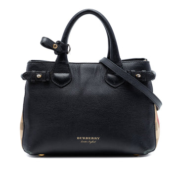 Burberry Banner Tote Leather And House