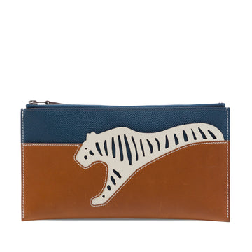 Hermès Barenia And Epsom Rooroo Pouch