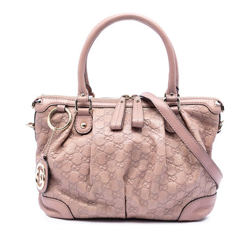 Sukey Top Handle Satchel Guccissima