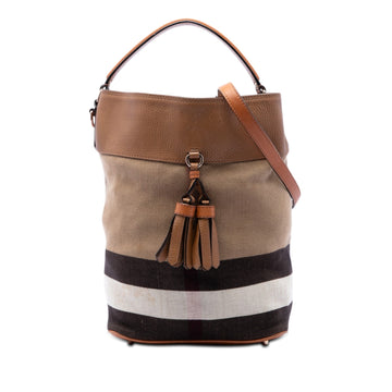 Burberry Medium Mega Check Canvas And