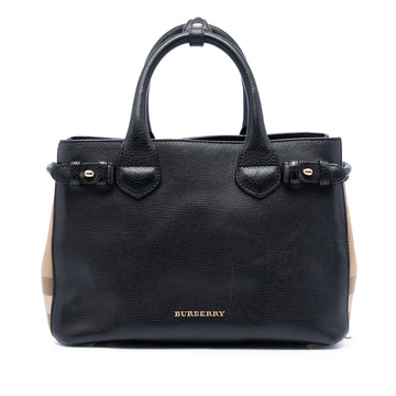 Burberry Banner Tote Leather And House