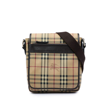 Burberry Haymarket Check Coated Canvas