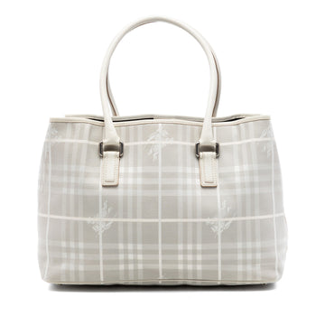 Burberry Haymarket Check Canvas Tote