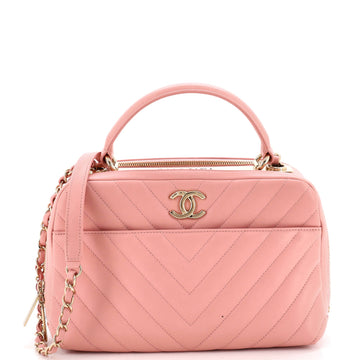 Chanel Trendy Cc Bowling Bag Chevron