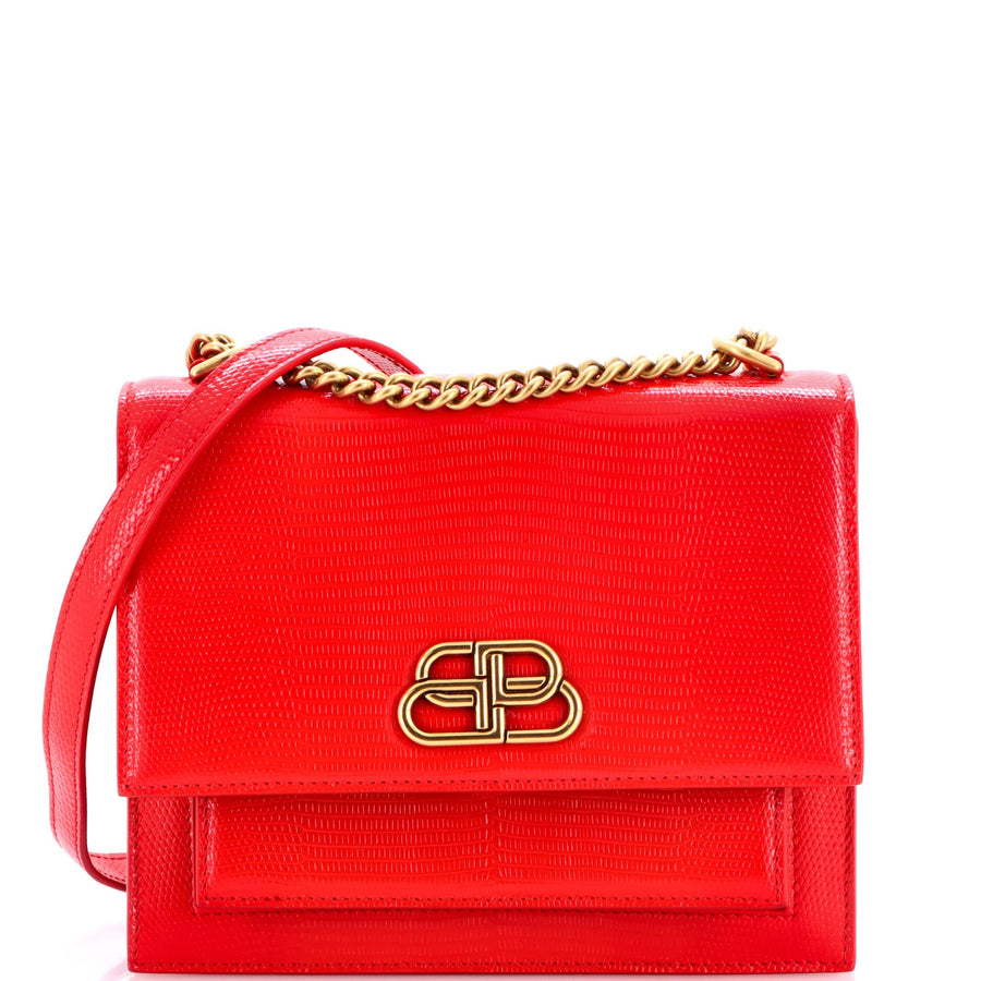 Balenciaga Sharp Shoulder Bag Lizard