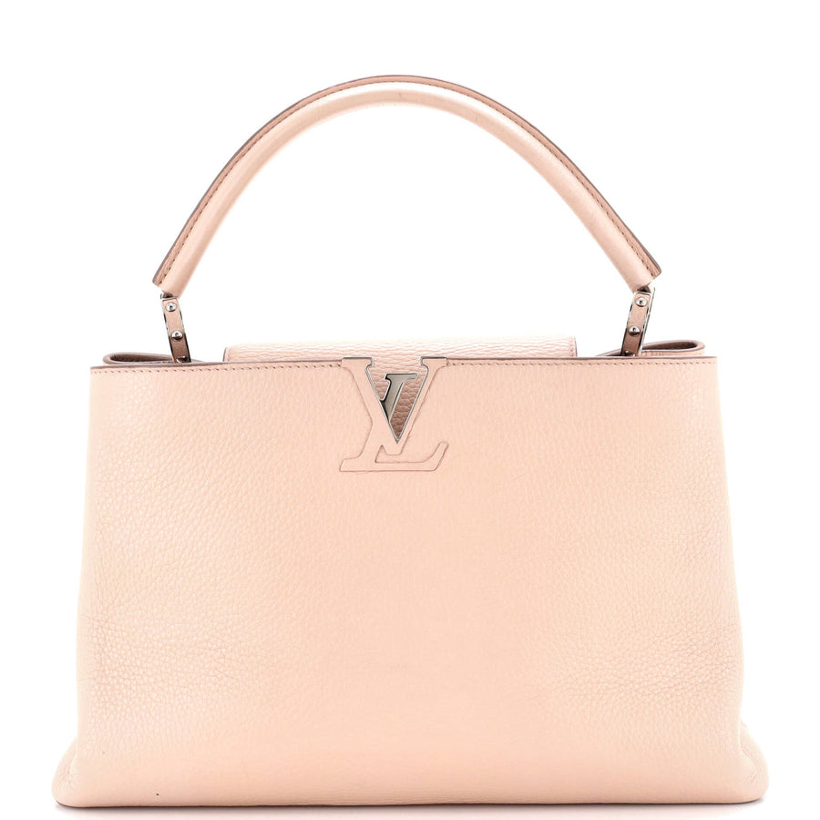 Louis Vuitton Capucines Bag Leather Mm