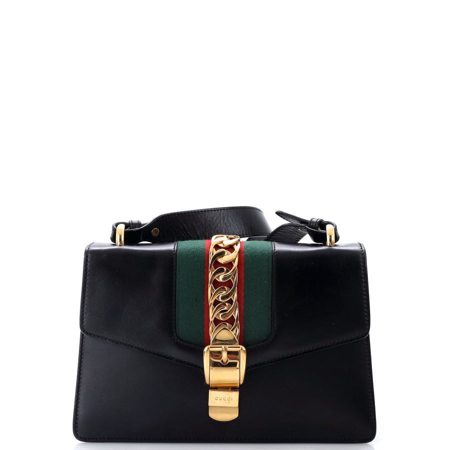 Gucci Sylvie Shoulder Bag Leather Small