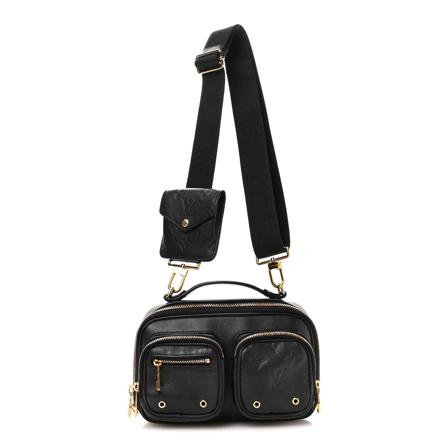 Louis Vuitton Calfskin Embossed Utility