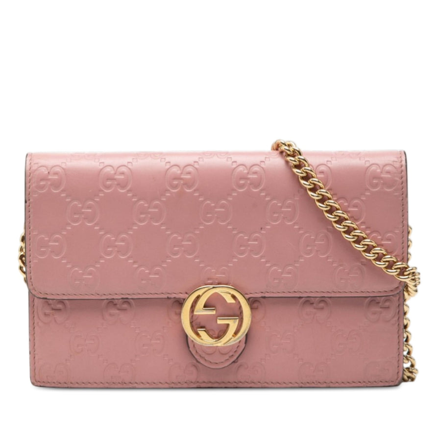 Gucci Ssima Interlocking G Wallet On