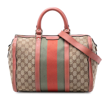 Gucci Medium Gg Canvas Web Joy Boston