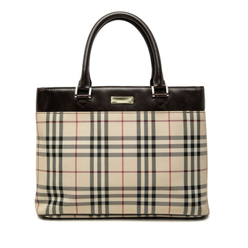 Burberry Golderton Tote Haymarket Coated