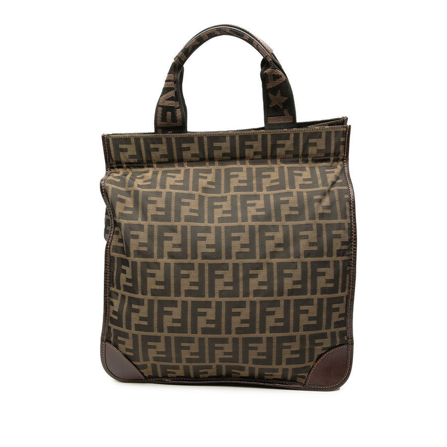 Fendi Zucca Canvas Shopping Tote Pre-