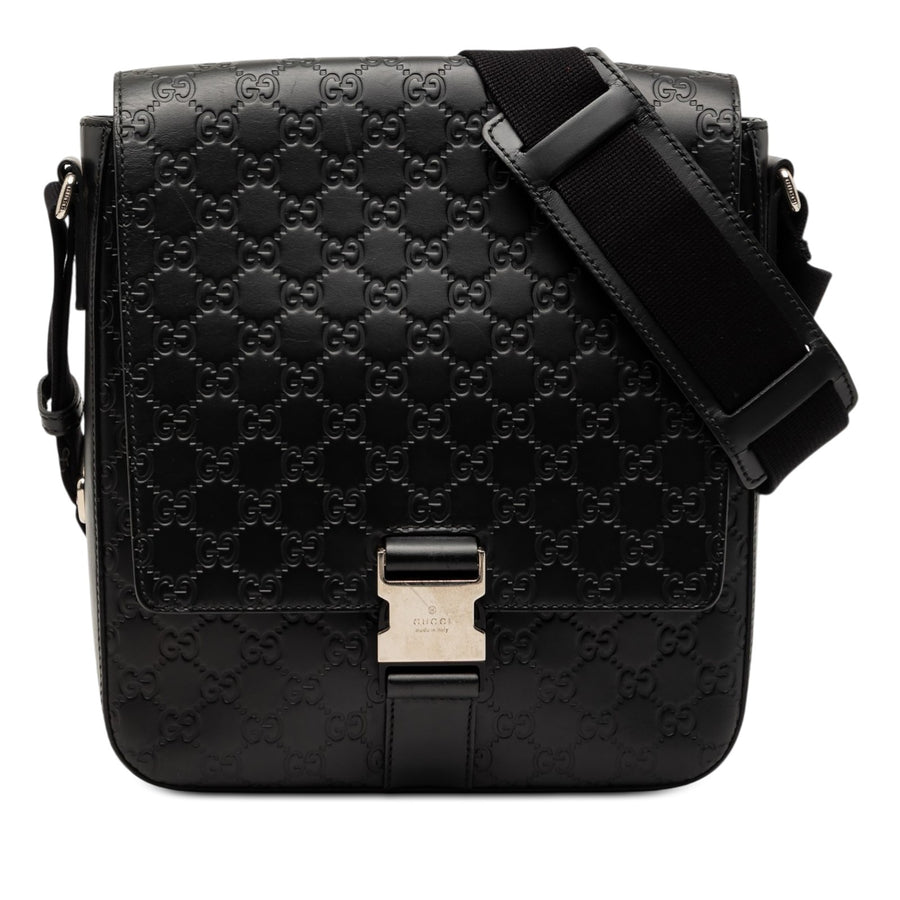 Gucci Ssima Flap Messenger Bag Pre-Loved