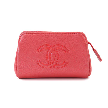 Chanel Vintage Cc Toiletry Pouch Caviar