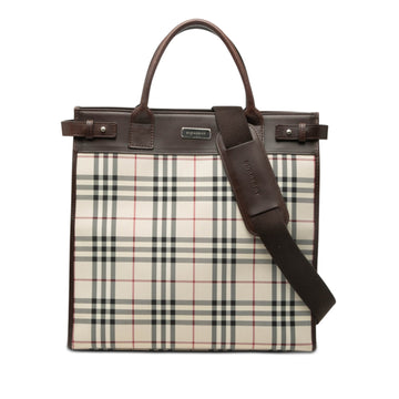 Burberry Golderton Tote Haymarket Coated