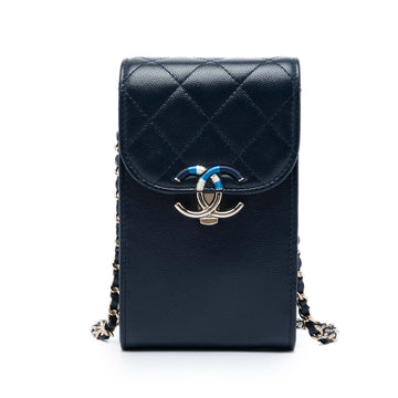 Chanel Cc Flap Phone Holder Crossbody