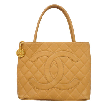 Chanel Medallion Tote Quilted Caviar