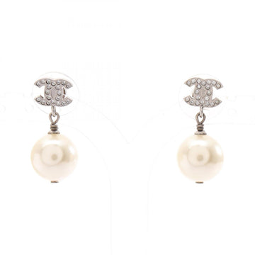 Chanel Cc Logo Earrings Metal