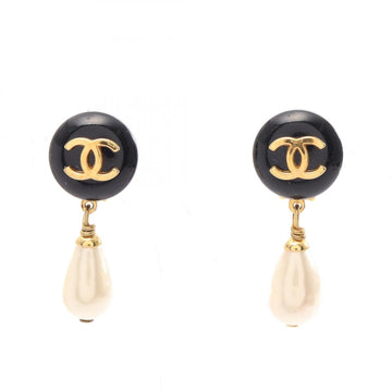 Chanel Cc Logo Clip-On Earrings Metal