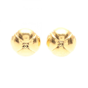 Chanel Cc Logo Clover Clip-On Earrings
