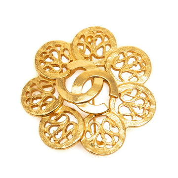 Chanel Cc Logo Brooch Metal