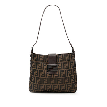 Fendi Zucca Canvas Shoulder Bag Pre-