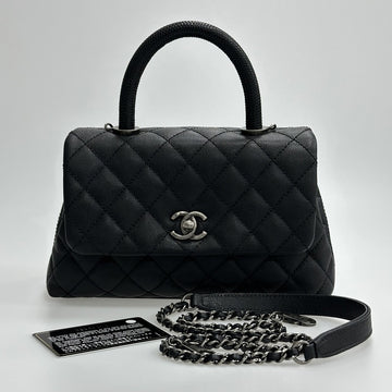Chanel Coco Handle Small Black Caviar