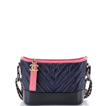 Chanel Gabrielle Hobo Chevron Aged