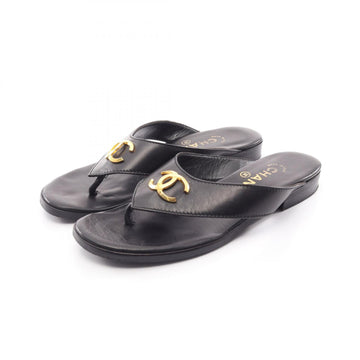 Chanel Coco Mark Sandals Flip-Flops Flat