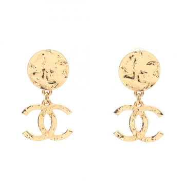 Chanel Coco Mark Earring Gold Plated